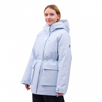 AYMV296-6 Пуховик длинный Sports Style синий